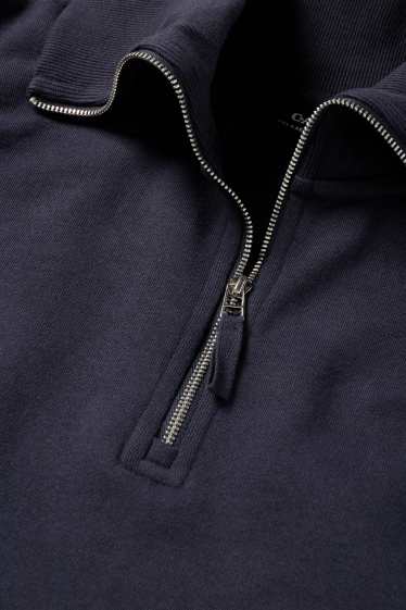 Pánské - Mikina - tmavomodrá