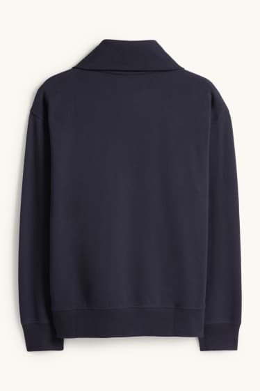 Pánské - Mikina - tmavomodrá