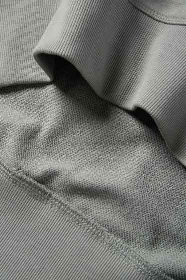 Bărbați - Bluză de molton - gri