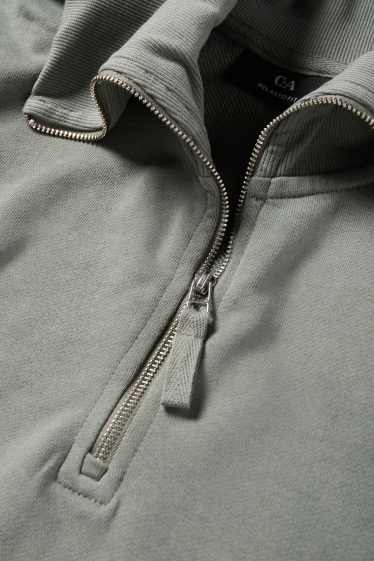 Bărbați - Bluză de molton - gri