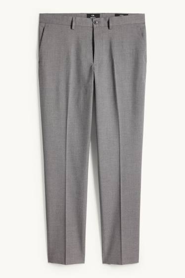 Home - Pantalons - regular fit - elàstics - gris