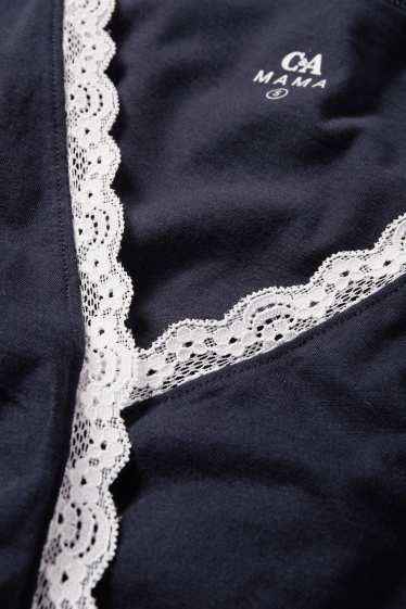 Women - Nursing nightdress - dark blue