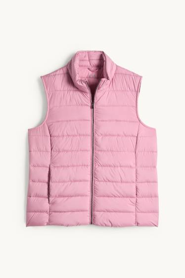 Damen - Steppweste - pink