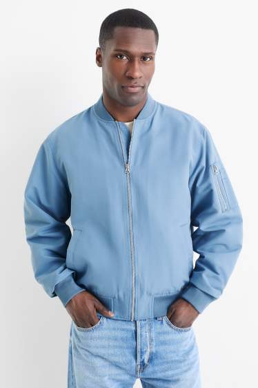 Uomo - Giacca bomber - blu