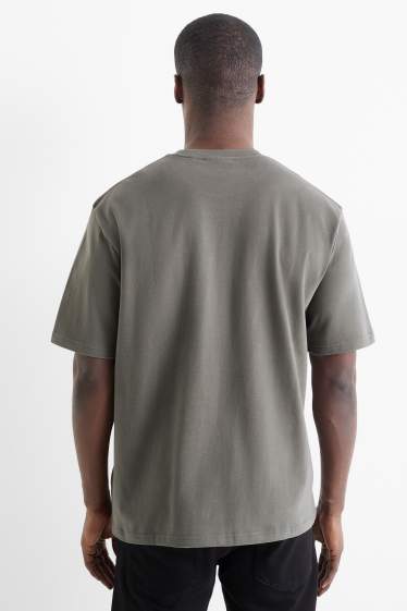 Hommes - T-shirt - relaxed fit - vert