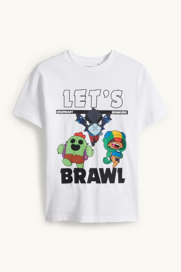 Bambini - Brawl Stars - t-shirt - bianco