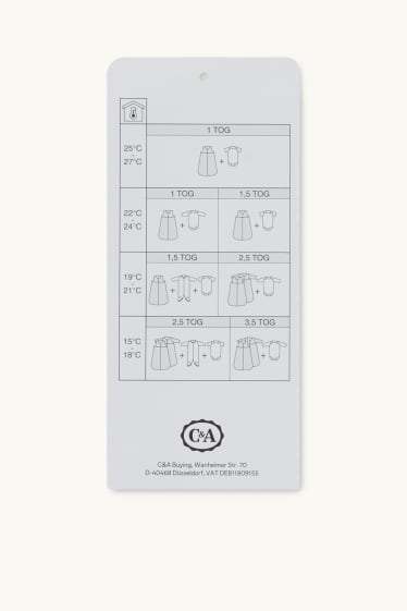 Unisexe - Lot de 2 - teddy bear - gigoteuse bébé - 6 à 18 mois - blanc / beige