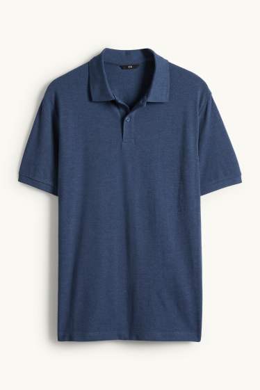 Herren - Poloshirt - dunkelblau