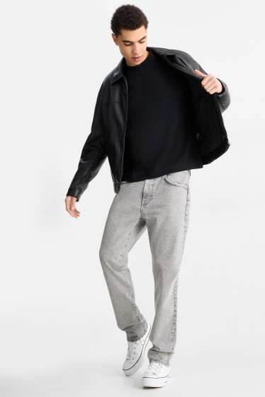 Hommes - Straight jean - jean gris clair