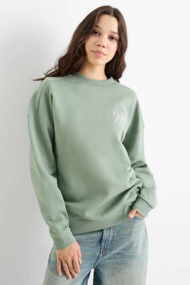 Damen - Sweatshirt - hellgrün