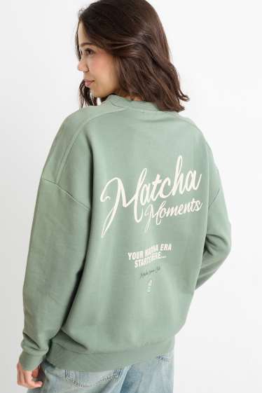 Damen - Sweatshirt - hellgrün