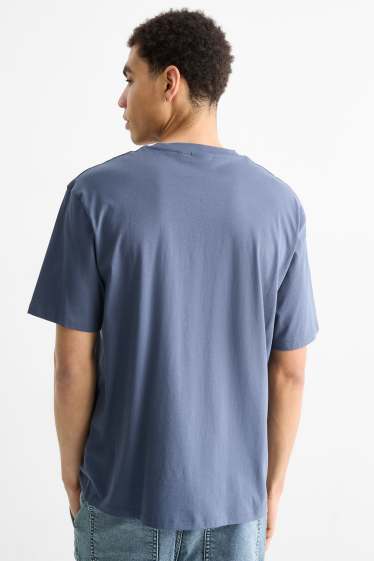 Hommes - T-shirt - relaxed fit - bleu