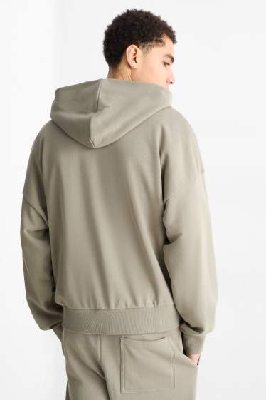 Men - Zip-through hoodie - light green