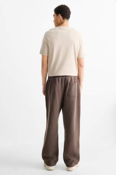 Hommes - Bas de jogging - marron foncé