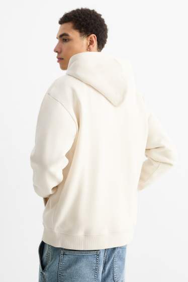 Herren - Oversized-Hoodie - hellbeige