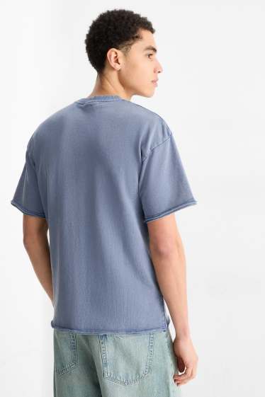 Hommes - T-shirt - relaxed fit - bleu