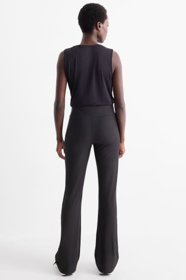 Femmes - Pantalon de sport - 4 Way Stretch - protection UV - noir