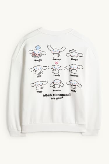 Donna - Felpa - Cinnamoroll - bianco