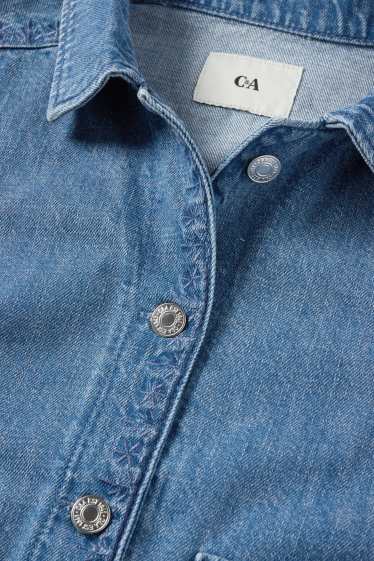 Dámské - Džínová bunda - džíny - modré