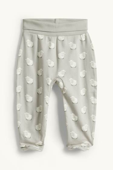 Neonati - Pecorella - completo per neonati - 2 pezzi - bianco