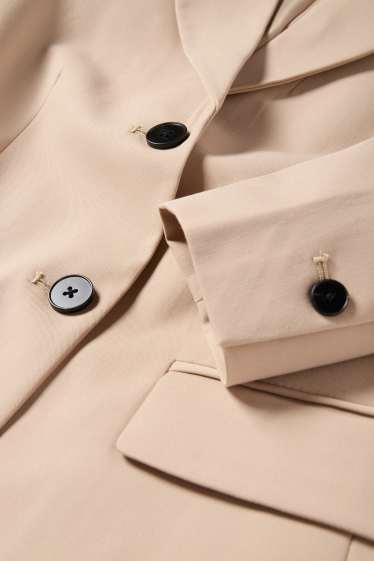 Femei - Blazer office - cambrat - bej