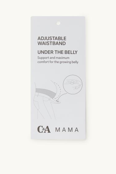 Damen - Umstands-Jogginghose - hellbeige