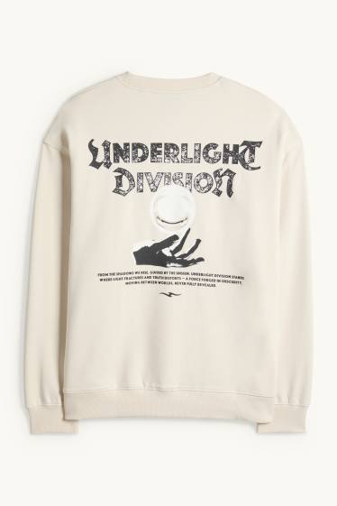 Men - Sweatshirt - relaxed fit - cremewhite