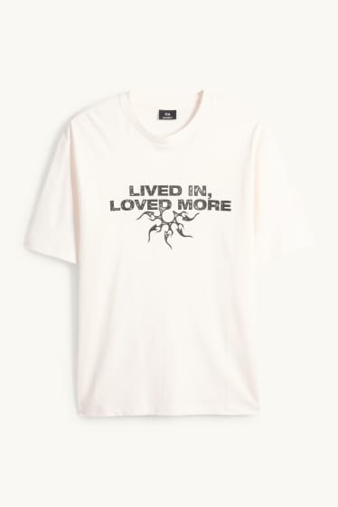 Home - Samarreta de màniga curta - relaxed fit - blanc trencat