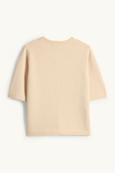 Women - Cardigan - light beige