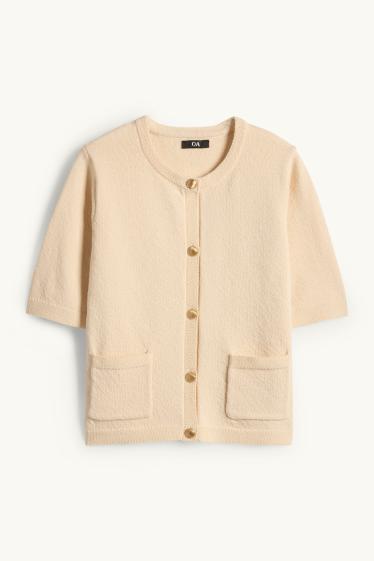 Women - Cardigan - light beige