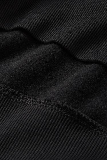 Bambini - Minecraft - felpa con cappuccio - nero