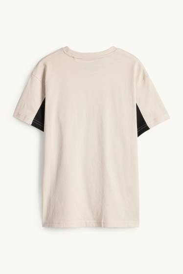 Enfants garçons - Minecraft - T-shirt - beige clair