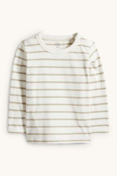 Bébés garçons - Tenue bébé - 3 pièces - vert / blanc crème