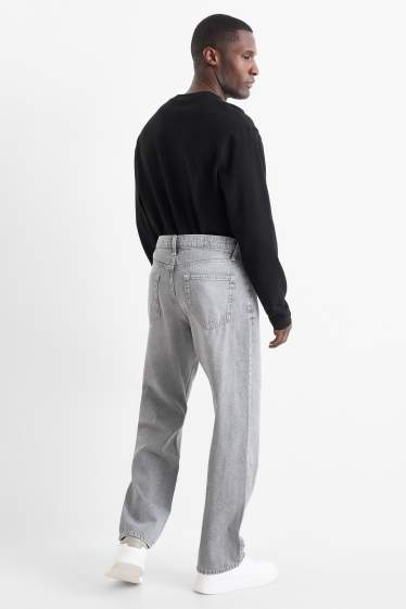 Hommes - Relaxed jean - jean gris clair