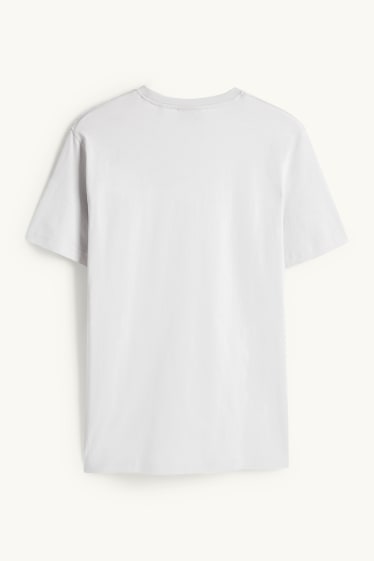 Hommes - T-shirt - regular fit - gris clair