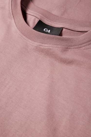 Hommes - T-shirt - regular fit - violet clair