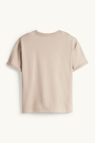 Women - Nursing T-shirt - beige