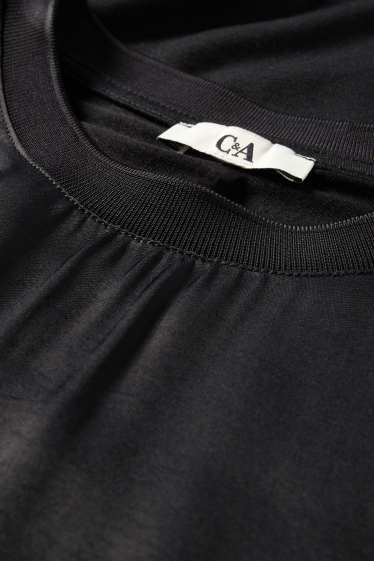 Femmes - T-shirt - regular fit - noir