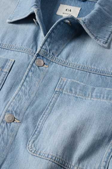 Uomo - Giacca camicia di jeans - relaxed fit - jeans azzurro