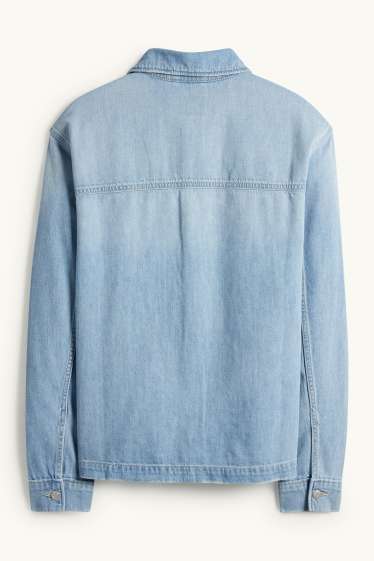 Uomo - Giacca camicia di jeans - relaxed fit - jeans azzurro