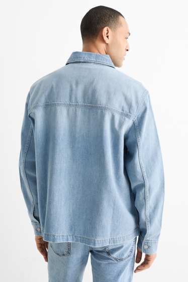 Uomo - Giacca camicia di jeans - relaxed fit - jeans azzurro