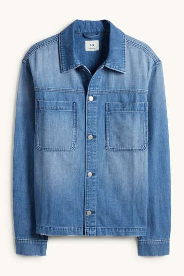 Uomo - Giacca camicia di jeans - relaxed fit - jeans blu