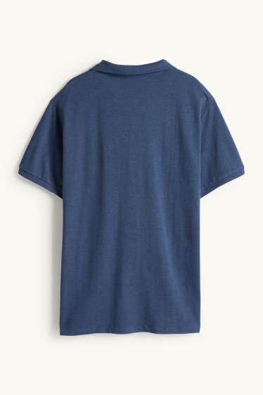 Herren - Poloshirt - Regular Fit - dunkelblau