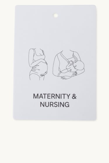 Femei - Cămașă de noapte din viscoză pentru gravide - roz