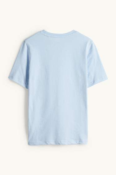 Kinder Jungen - Kurzarmshirt - hellblau