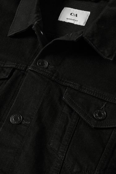 Herren - Jeansjacke - schwarz