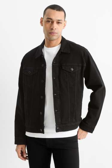 Herren - Jeansjacke - schwarz