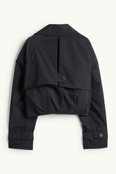 Donna - Trench corto - nero