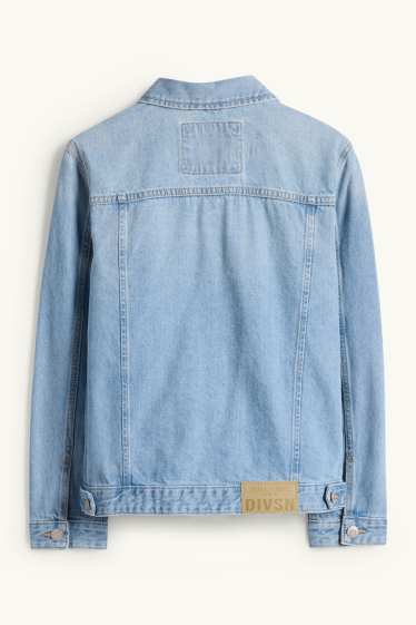 Děti - chlapci - Džínová bunda - džíny - světle modré