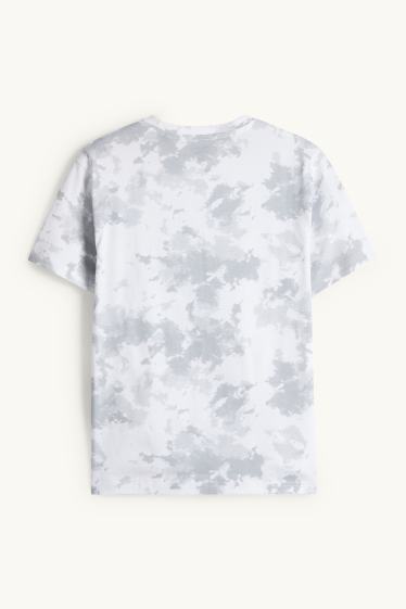 Children Boys - Pokémon - short sleeve T-shirt - patterned - white / gray